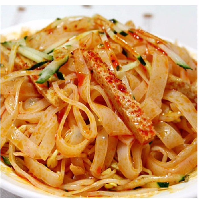 千元創(chuàng)業(yè)陜西涼皮小吃培訓(xùn)正宗秦鎮(zhèn)米皮岐山搟面皮技術(shù)加盟秘方無保留圖片_高清圖_細(xì)節(jié)圖